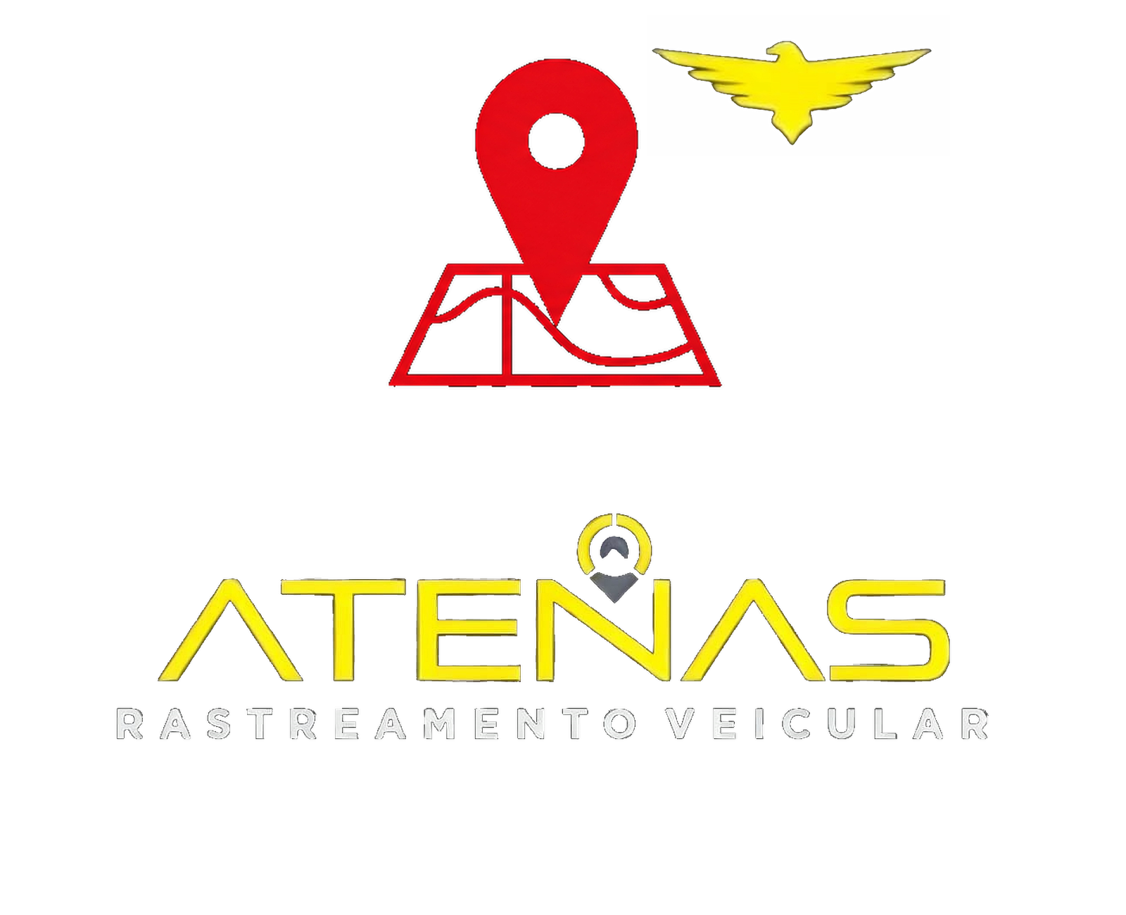Logo oficial da Atenas Rastreamento Veicular em alta resolução